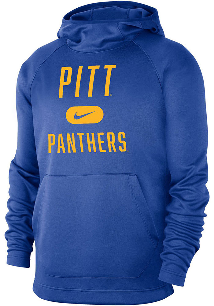 Nike Pitt Panthers Mens Blue Spotlight Hood