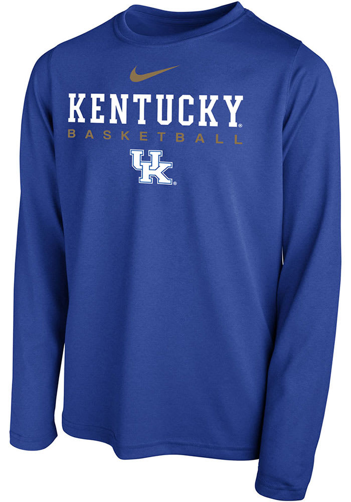 Nike Kentucky Wildcats Blue Legend 2 Fer Long Sleeve T-Shirt