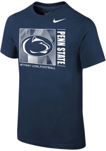 Youth Penn State Nittany Lions Navy Blue Nike Legend Sideline Short Sleeve T-Shirt