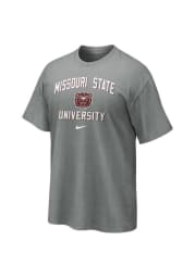 Nike Missouri State Bears Grey Arch with Bear Short Sleeve T Shirt
