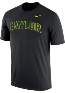 Nike Baylor Bears Black Dri-FIT Arch Name Short Sleeve T Shirt