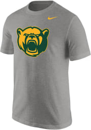 Nike Baylor Bears Grey Core Logo Short Sleeve T Shirt