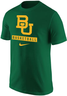 Nike Baylor Bears Green Core Basketball Short Sleeve T Shirt
