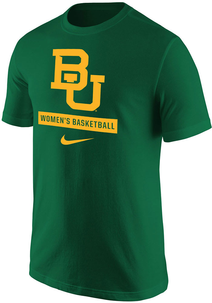 Nike Baylor Bears Green Core Womens Basketball Short Sleeve T Shirt
