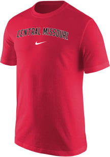 Nike Central Missouri Mules Red Core Arch Name Short Sleeve T Shirt
