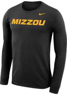 Nike Missouri Tigers Black Legend Wordmark Long Sleeve T-Shirt