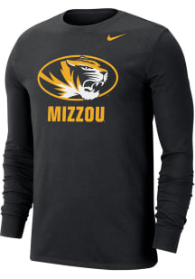 Nike Missouri Tigers Black Dri-FIT Name Drop Long Sleeve T Shirt