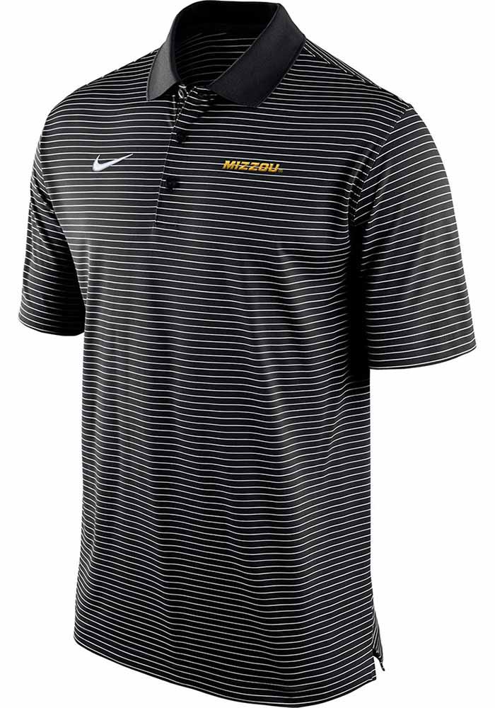 Nike Tigers Stadium Stripe Wordmark Short Sleeve Polo