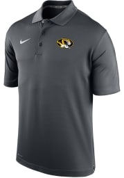 Nike Missouri Tigers Mens Grey Varsity Logo Short Sleeve Polo