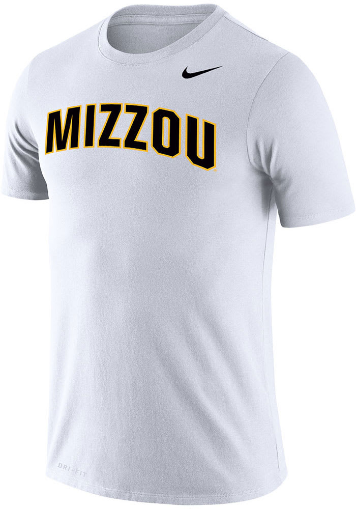 Nike Missouri Tigers Gold Legend Wordmark Short Sleeve T Shirt