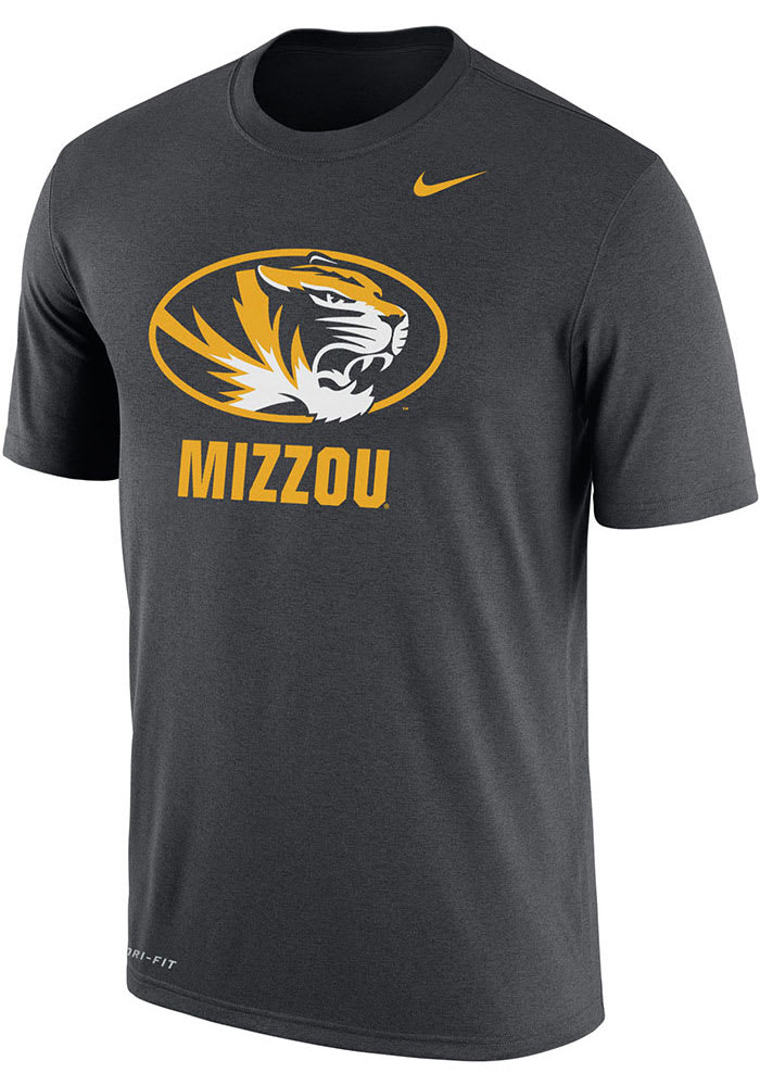 Nike Missouri Tigers Grey Dri-FIT Name Drop Short Sleeve T Shirt