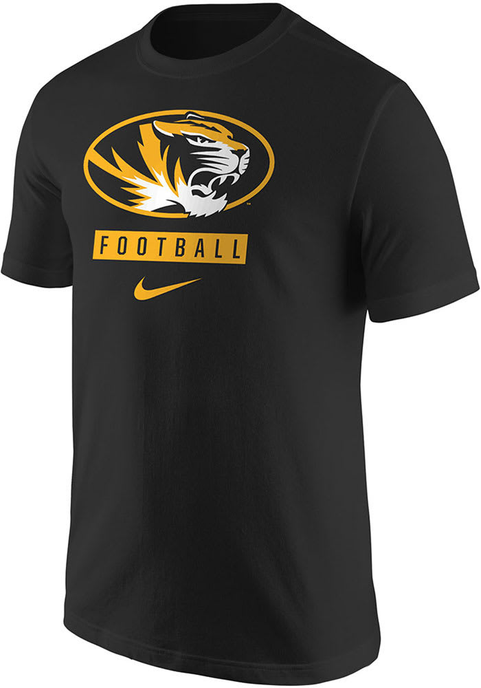 Nike Missouri Tigers Black Core Football Short Sleeve T Shirt
