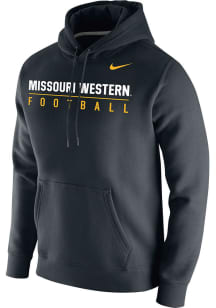 Nike Missouri Western Griffons Mens Black Club Fleece Football Long Sleeve Hoodie