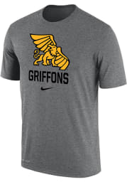 Nike Missouri Western Griffons Grey Dri-FIT Name Drop Short Sleeve T Shirt