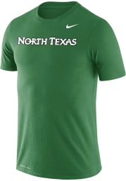 Nike North Texas Mean Green Green Legend Wordmark Short Sleeve T Shirt