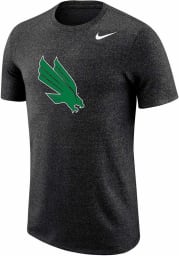 Nike North Texas Mean Green Black Marled Logo Short Sleeve T Shirt