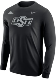 Nike Oklahoma State Cowboys Black Folds of Honor Tonal Logo Long Sleeve T Shirt