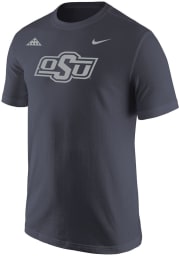 Nike Oklahoma State Cowboys Grey Folds of Honor Tonal Logo Short Sleeve T Shirt
