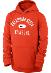 Nike Oklahoma State Cowboys Youth Orange Retro Team Name Long Sleeve Hoodie