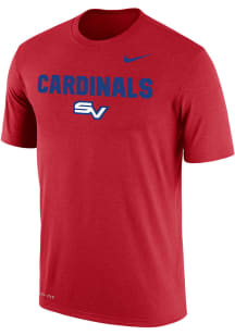 Nike Saginaw Valley State Cardinals Red Core Short Sleeve T Shirt
