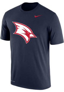 Nike Saginaw Valley State Cardinals Navy Blue Core Short Sleeve T Shirt