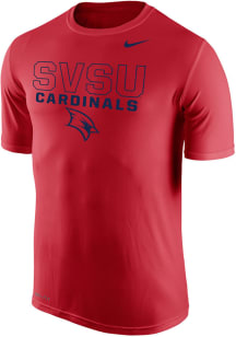 Nike Saginaw Valley State Cardinals Red Legend Short Sleeve T Shirt