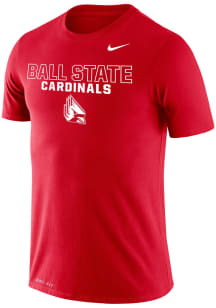 Nike Ball State Cardinals Red Legend Short Sleeve T Shirt