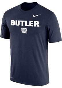 Nike Butler Bulldogs Navy Blue Core Short Sleeve T Shirt