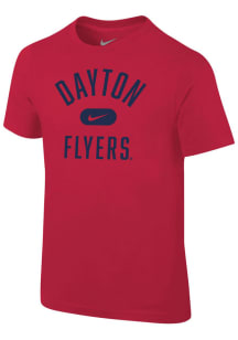 Nike Dayton Flyers Youth Red Retro Team Name Short Sleeve T-Shirt