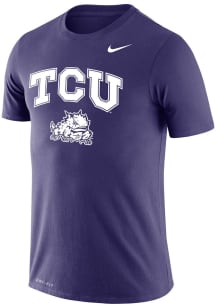Nike TCU Horned Frogs Purple Legend Name Drop Short Sleeve T Shirt