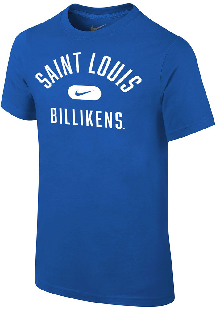 Nike Saint Louis Billikens Youth Blue Retro Team Name Short Sleeve T-Shirt