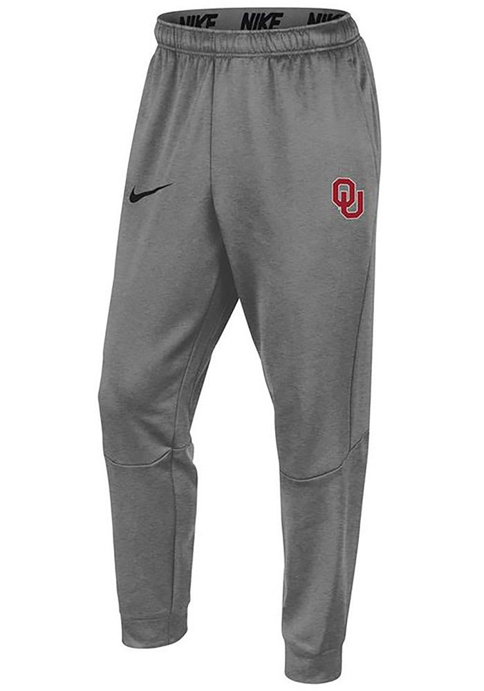 Nike Oklahoma Sooners Mens Grey Therma Tapered Pants