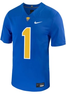 Nike Pitt Panthers Blue Replica Game Football Jersey