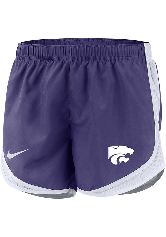 Nike K-State Wildcats Womens Purple Tempo Shorts