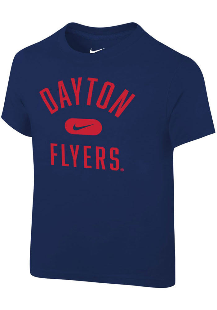 Nike Dayton Flyers Toddler Navy Blue Retro Team Name Short Sleeve T-Shirt