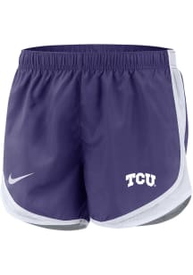 Nike TCU Horned Frogs Womens Purple Tempo Shorts