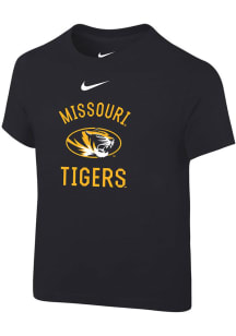 Nike Missouri Tigers Toddler Black Retro Team Name Short Sleeve T-Shirt