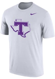 Nike Tarleton State Texans White DriFIT Big Logo Short Sleeve T Shirt