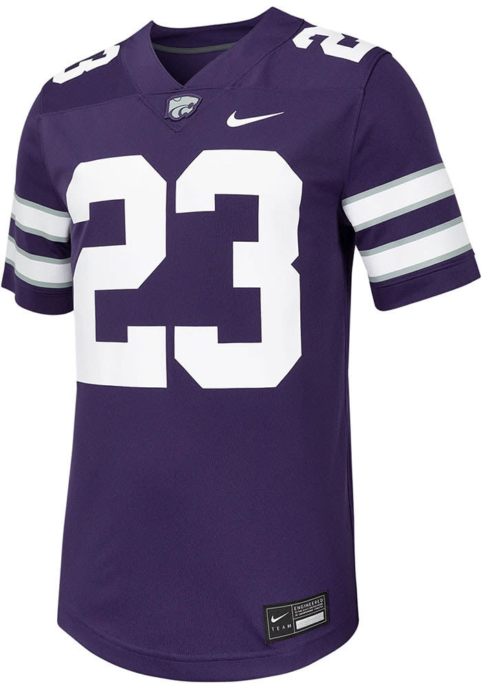 Nike K-State Wildcats Purple Replica Game Football Jersey