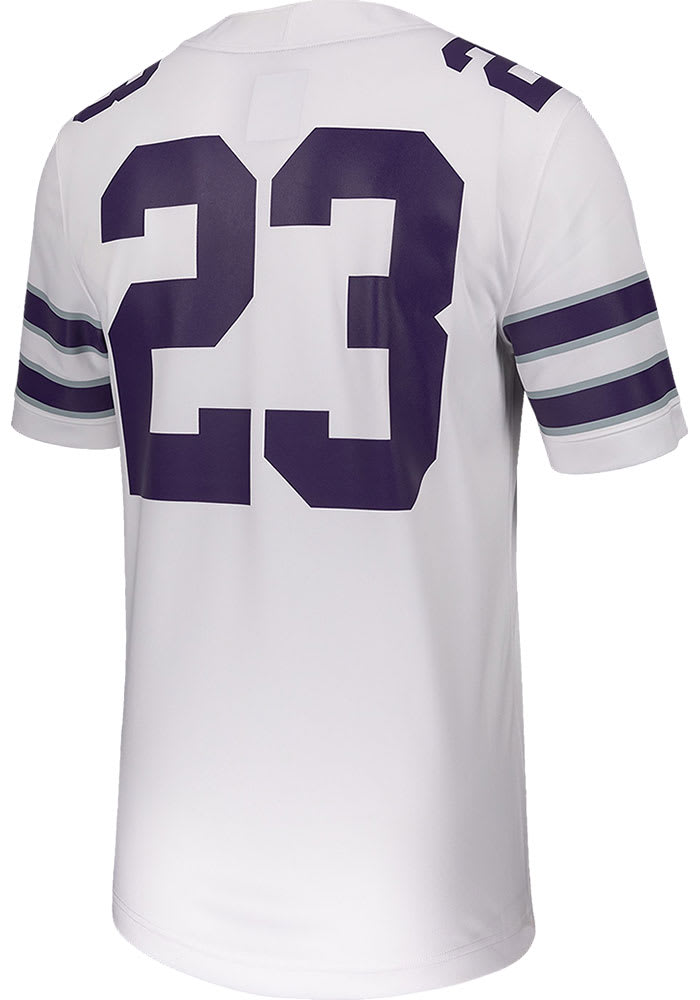 Nike Mens White K-State Wildcats Replica Game Jersey - 19862644