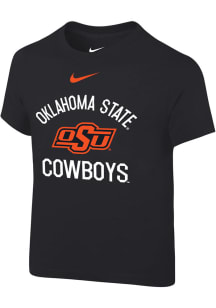 Nike Oklahoma State Cowboys Toddler Black Retro Team Name Short Sleeve T-Shirt