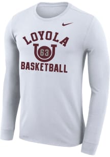Nike Loyola Ramblers White Game Of Change Long Sleeve T-Shirt