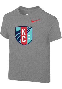 Nike KC Current Toddler Grey Primary Shield Short Sleeve T-Shirt