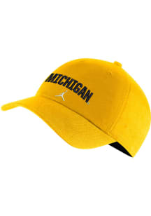 Nike Michigan Wolverines Jordan Arch H86 Campus Cap Adjustable Hat - Yellow