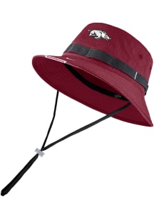 Nike Arkansas Razorbacks Crimson Sideline Boonie Mens Bucket Hat