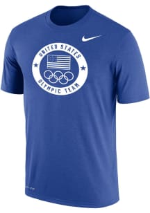 Nike Team USA Blue Circle Short Sleeve T Shirt