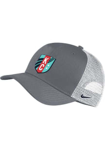 Nike KC Current Updated Logo C99 Trucker Adjustable Hat - Grey