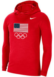 Nike Team USA Mens Red Intensity Hood
