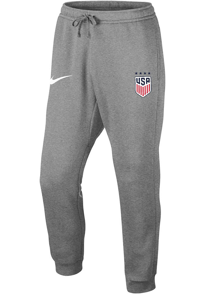 Nike Team USA Mens Grey Club Sweatpants