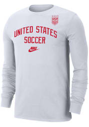 Nike Team USA White Arch Long Sleeve T Shirt